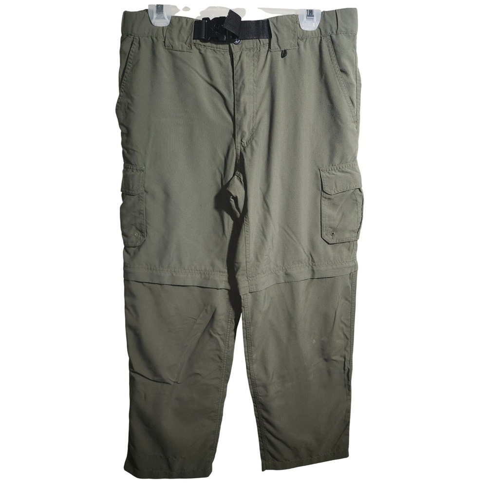 Boy Scouts of America Switchback Convertible‎ Pants Green Supplex Nylon Sm FLAW